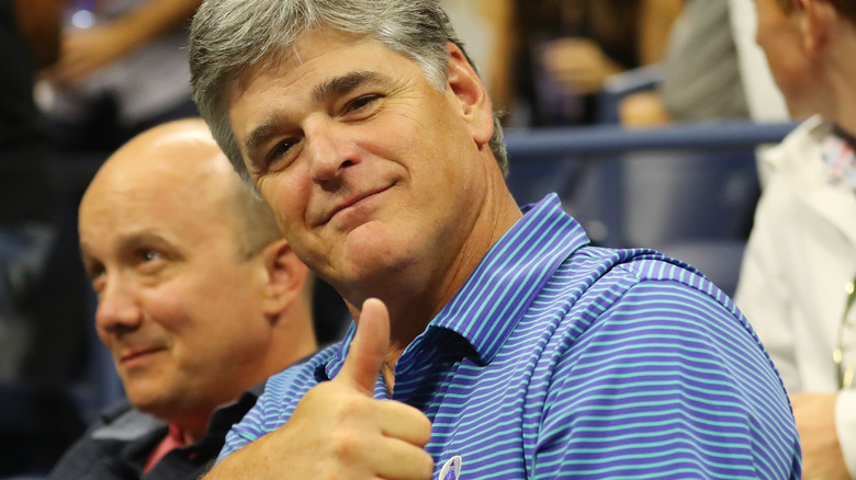 Sean Hannity gives a thumbs up