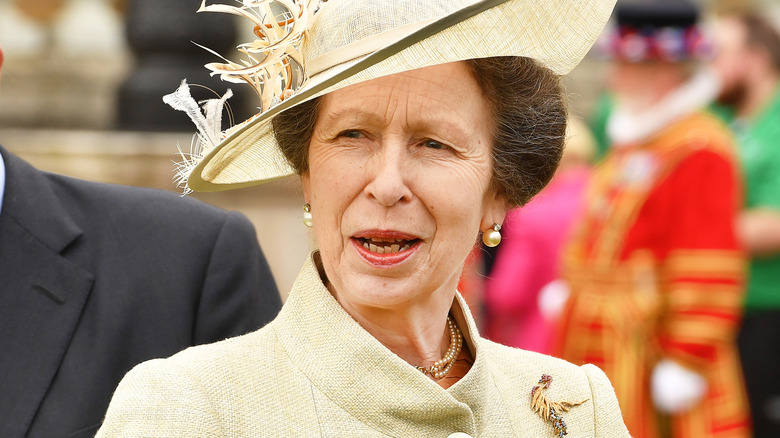 Princess Anne smiling