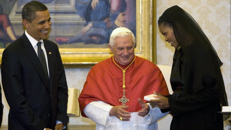Barack Obama, Pope Benedict XVI, Michelle Obama