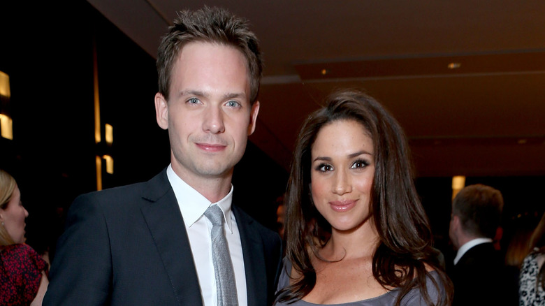 Patrick J. Adams and Meghan Markle