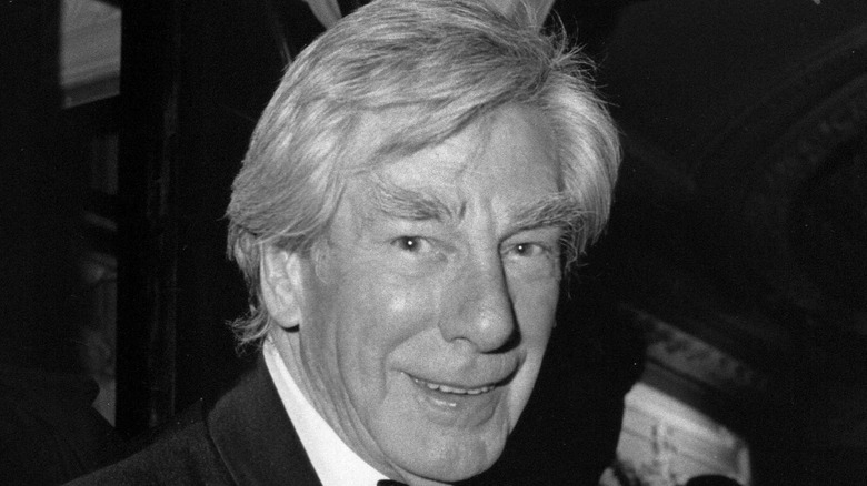 Michael Gough smiles