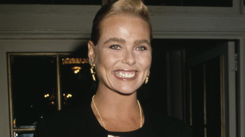 Margaux Hemingway smiling