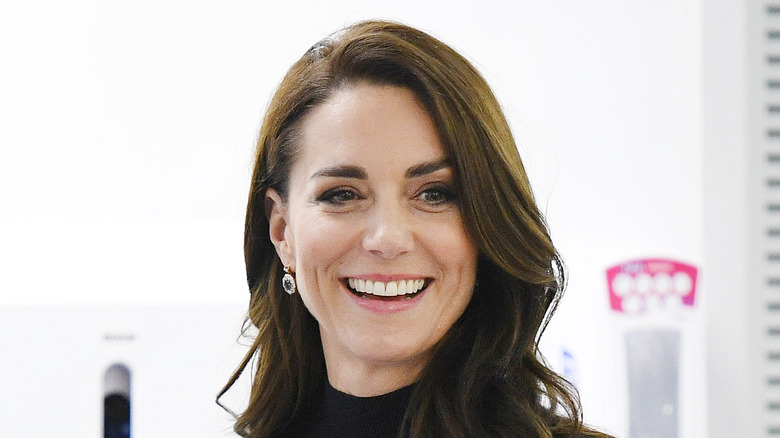 Kate Middleton smiling in close-up