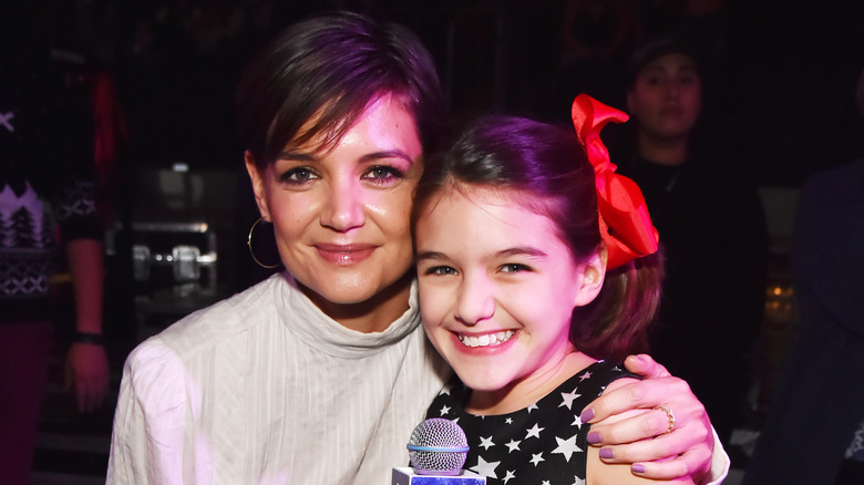 Katie Holmes, Suri Cruise smiling