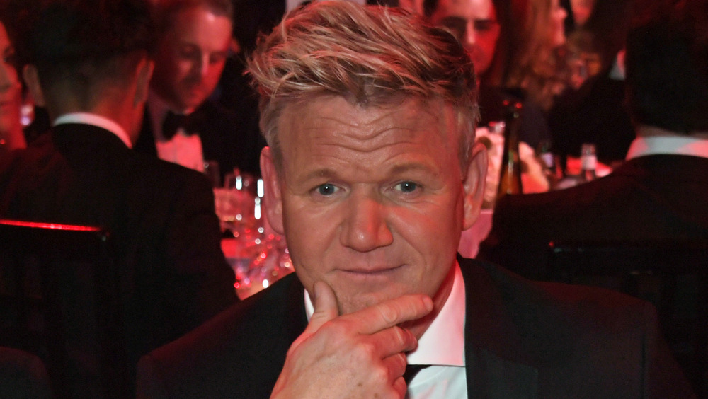 Gordon Ramsay contemplating