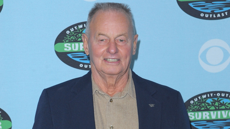 Rudy Boesch arrives at the CBS "Survivor" 10 Year Anniversary Party