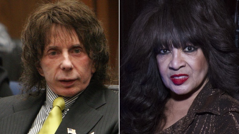 Phil Spector in court / Ronnie Spector at an event