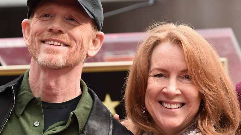 Ron and Cheryl Howard at Ron's Hollywood Walk of Fame induction ceremony