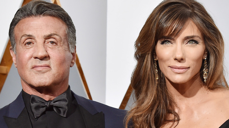 Sylvester Stallone and Jennifer Flavin in full glam