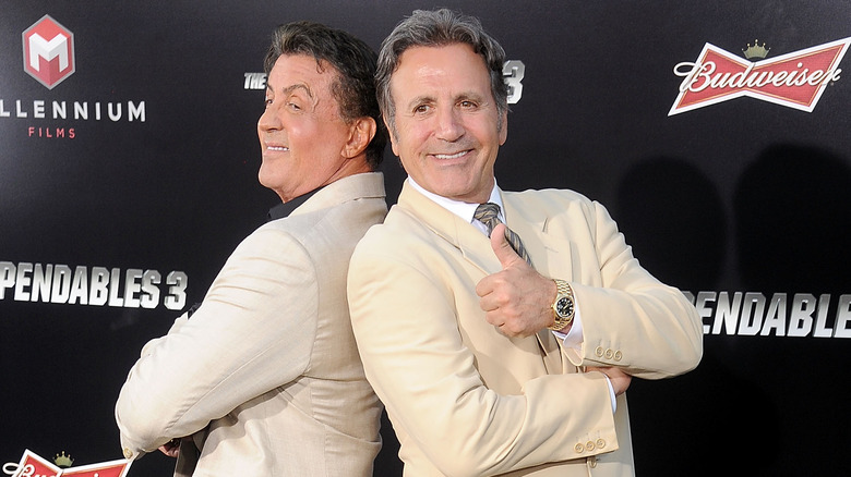 Sylvester Stallone Frank Stallone back to back