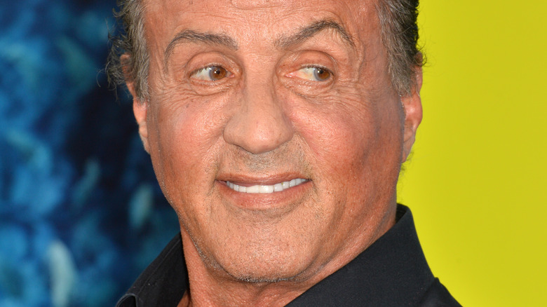 Sylvester Stallone smiling