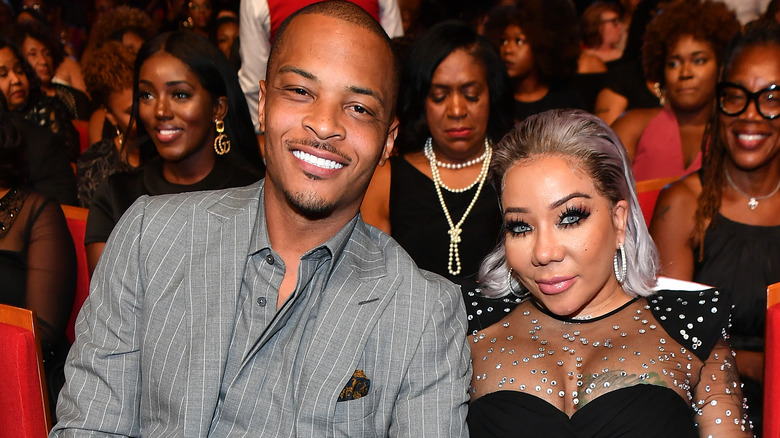 T.I. and Tameka "Tiny" Harris attend 2019 Black Music Honors 