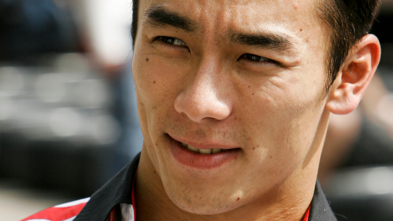 Takuma Sato at racing event 