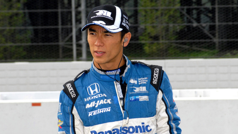 Takuma Sato at racing event 