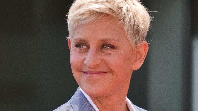 Ellen DeGeneres smiling