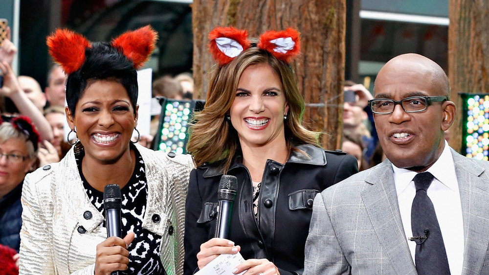 Tamron Hall, Natalie Morales, and Al Roker on NBC's Today Show