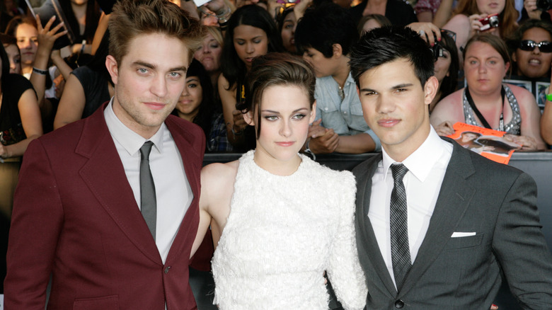 Robert Pattinson, Kristen Stewart, and Taylor Lautner