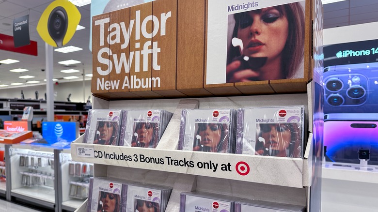 Taylor Swift Midnights Target display