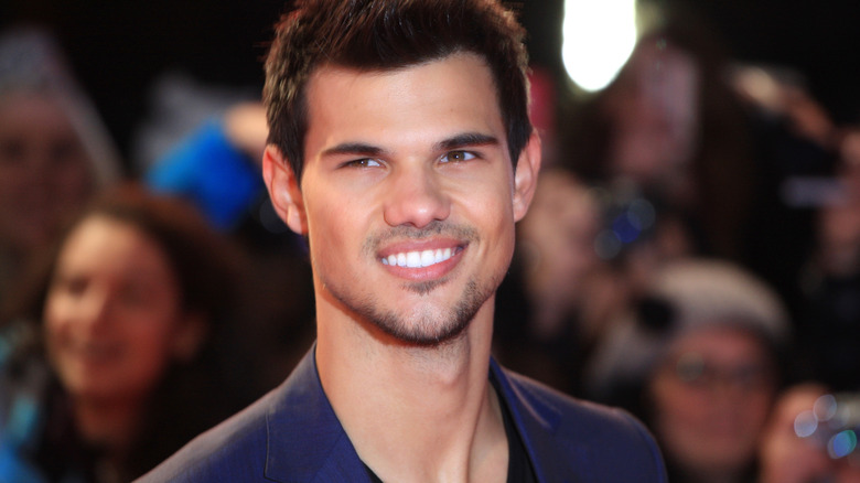 Taylor Lautner smiling