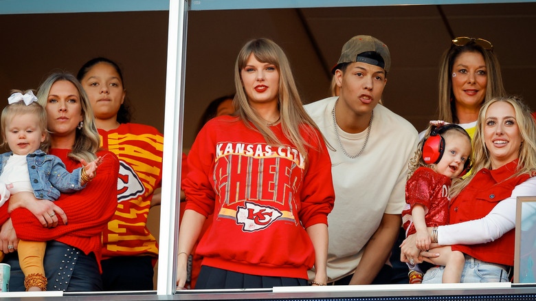 Taylor Swift cheering on Chiefs