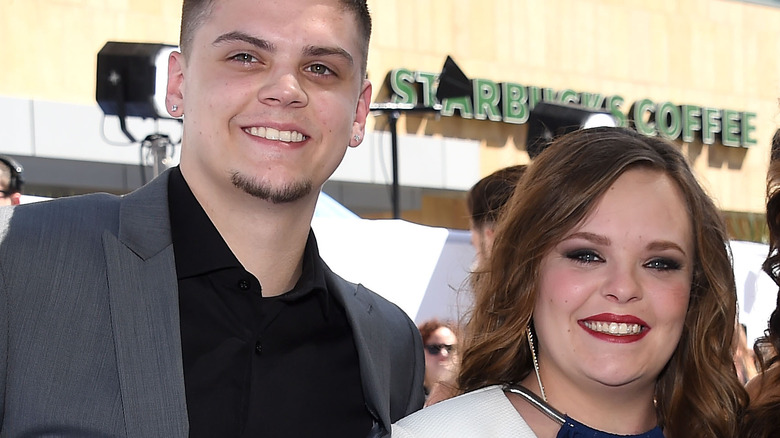 Tyler Baltierra and Catelynn Baltierra smiling