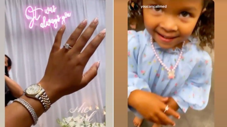 Cheyenne Floyd's engagement ring and Ryder with her own ring