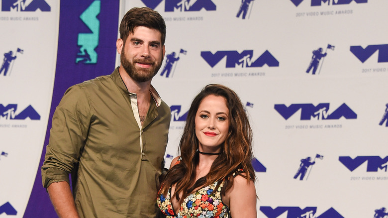 Jenelle Evans and David Easton smiling