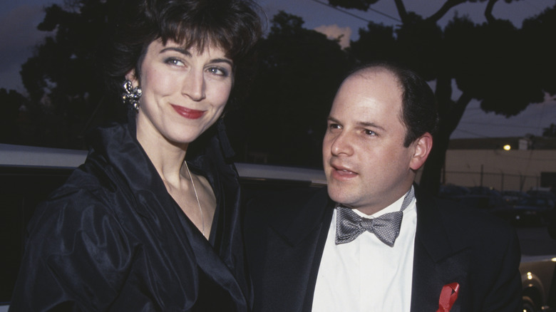 Jason Alexander and Daena Title smiling