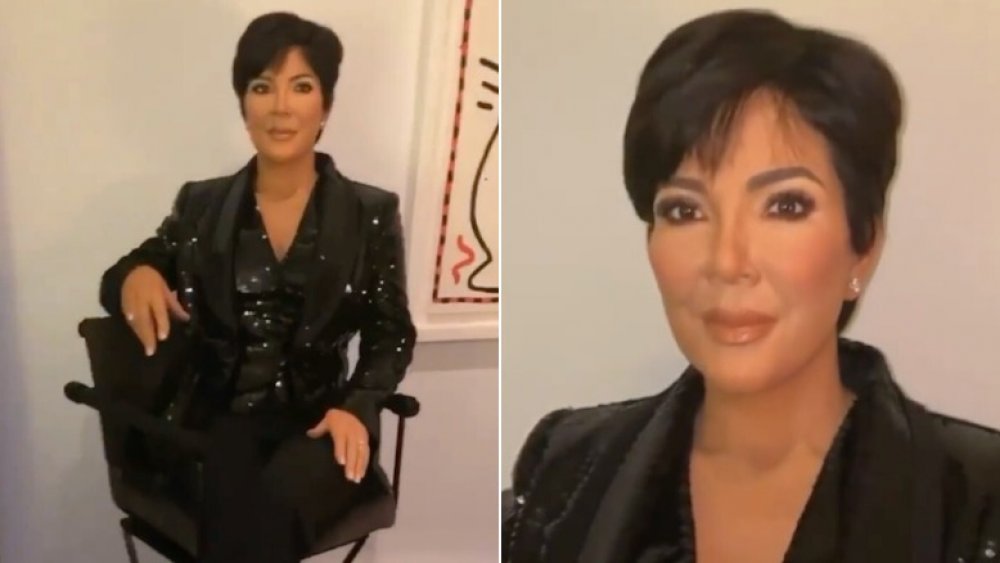 Kris Jenner wax sculpture