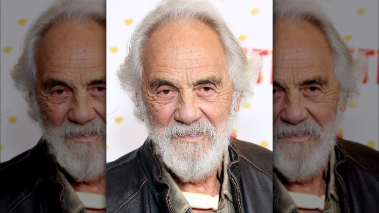 Tommy Chong smiling at "That '90s Show" premiere