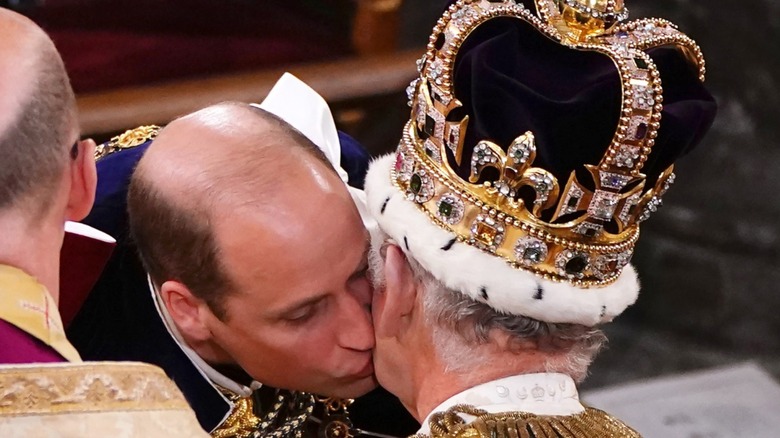 Prince William King Charles III crown