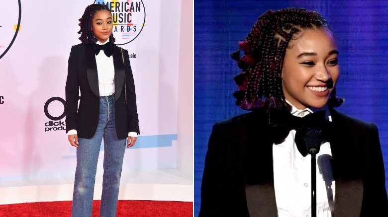 Amandla Stenberg at the American Music Awards