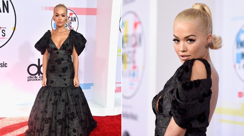 Rita Ora on the AMAs red carpet