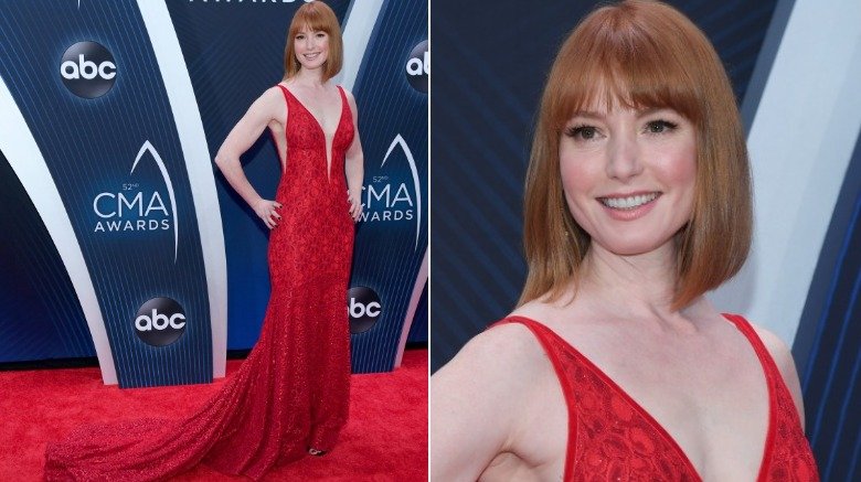 Alicia Witt at the 2018 CMAs