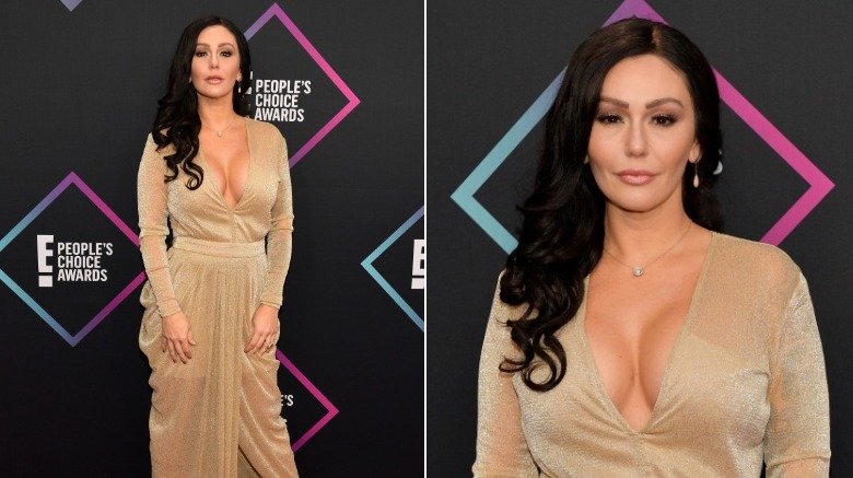 Jenni 'JWoww' Farley red carpet