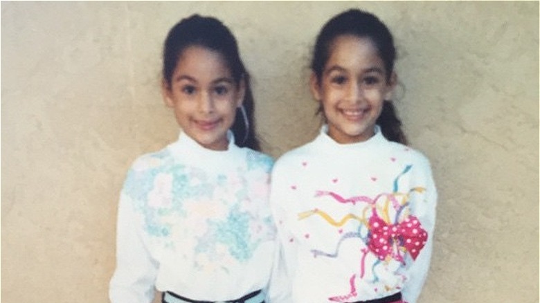 The Bella Twins when they were children