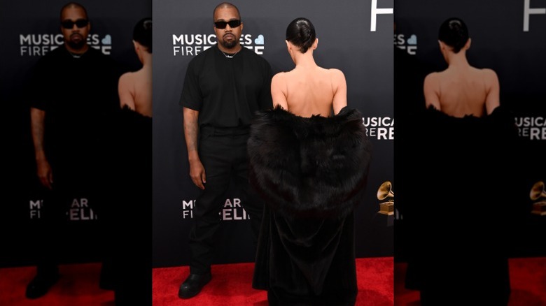 Kanye West and Bianca Censori attend the 67th GRAMMY awards in LA (2025)