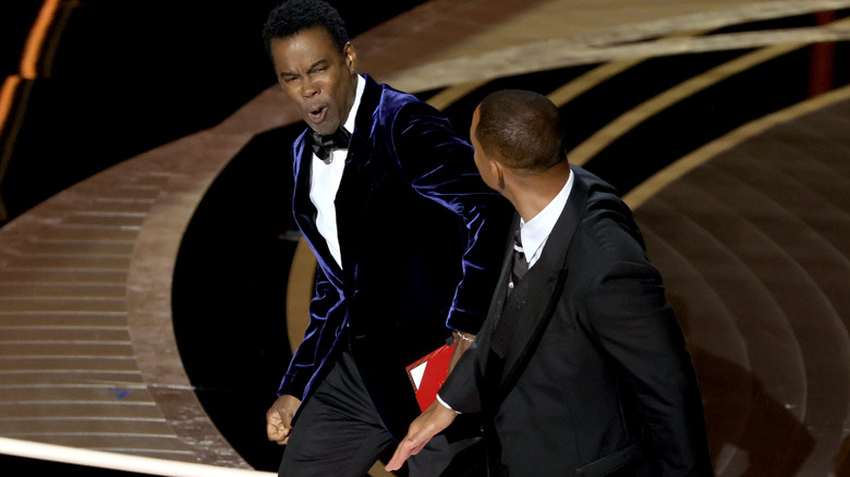 Will Smith slapping Chris Rock at 94th Oscars