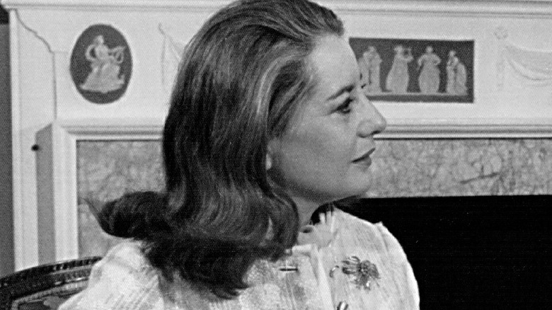 A young Barbara Walters at The White House