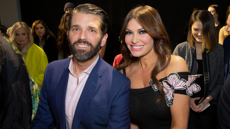 Kimberly Guilfoyle and Donald Trump Jr. in 2019