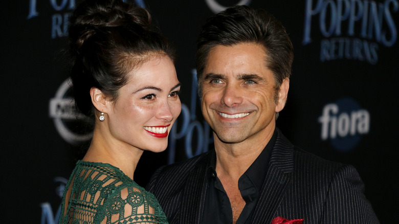 John Stamos and wife Caitlin McHugh on the red carpet