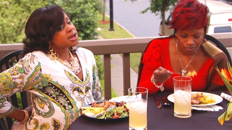 Phaedra Parks pregnant, talking to Kandi Burruss