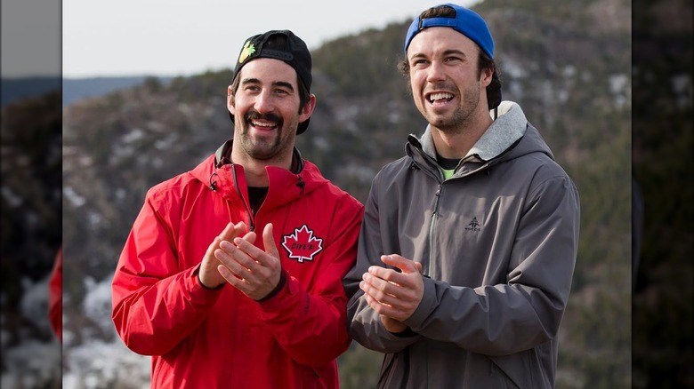 Kenneth McAlpine and Ryan LaChappelle clapping