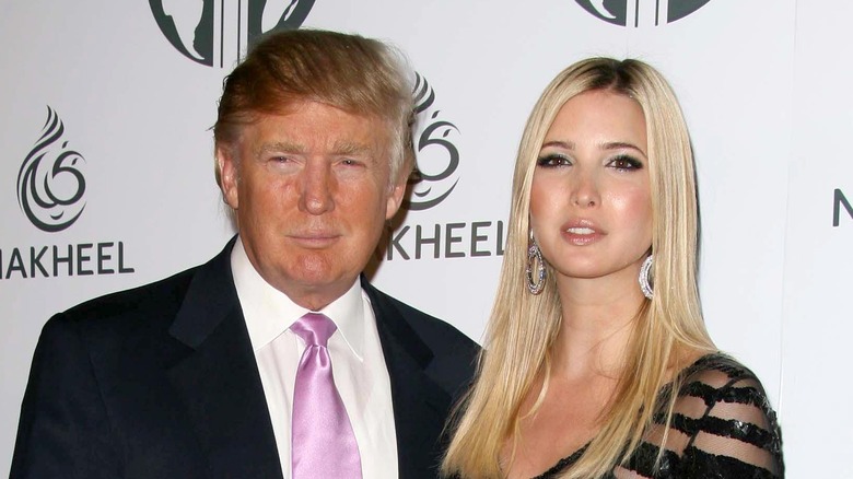 Donald and Ivanka Trump on red carpet
