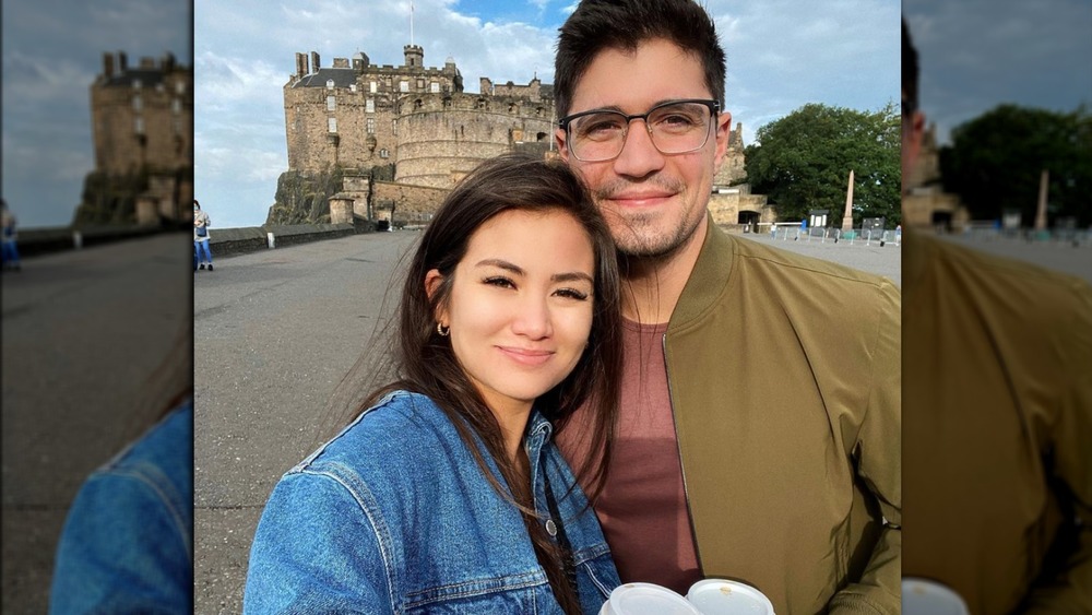 Caila Quinn and Nick Burrello smiling 