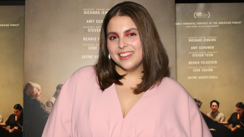 Beanie Feldstein smiling