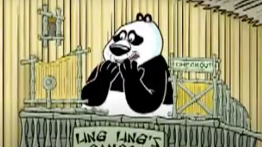 Cartoon panda commercial