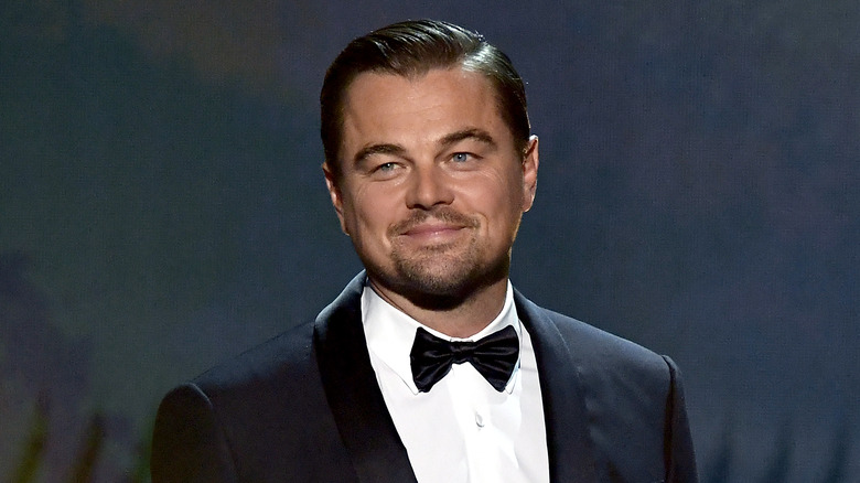 Leonardo DiCaprio smiling