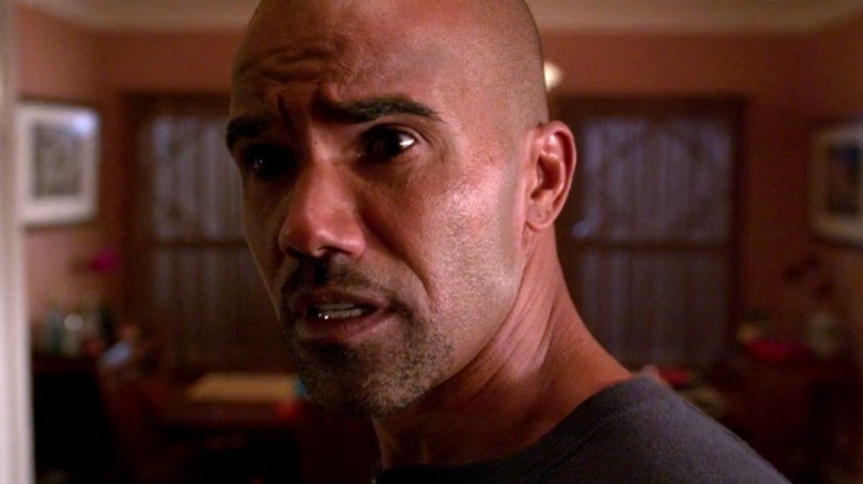 Derek Morgan reacting