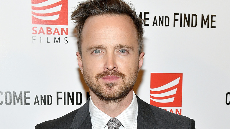 Aaron Paul looking at camera